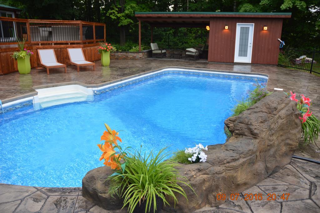 Lecomte De La Fontaine Vila North Hatley Exterior foto