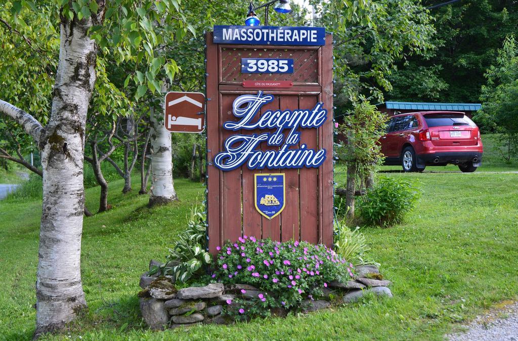 Lecomte De La Fontaine Vila North Hatley Exterior foto